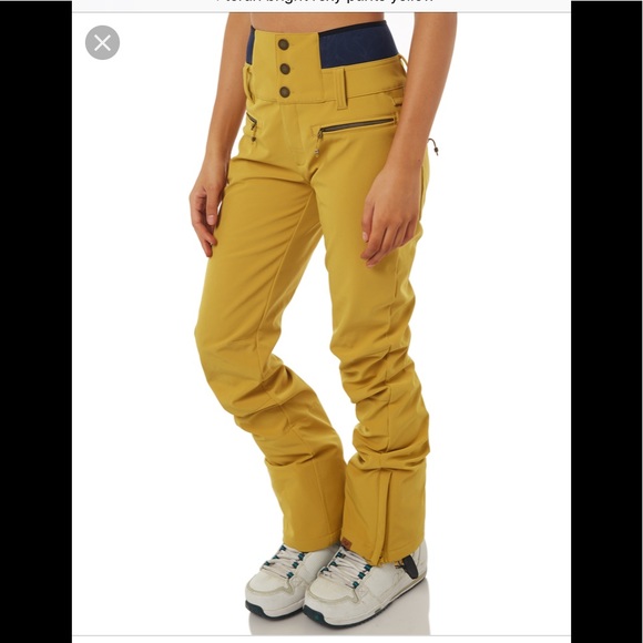 high waist snow pants